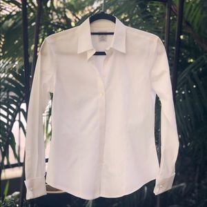 Brooks Brothers white oxford button down